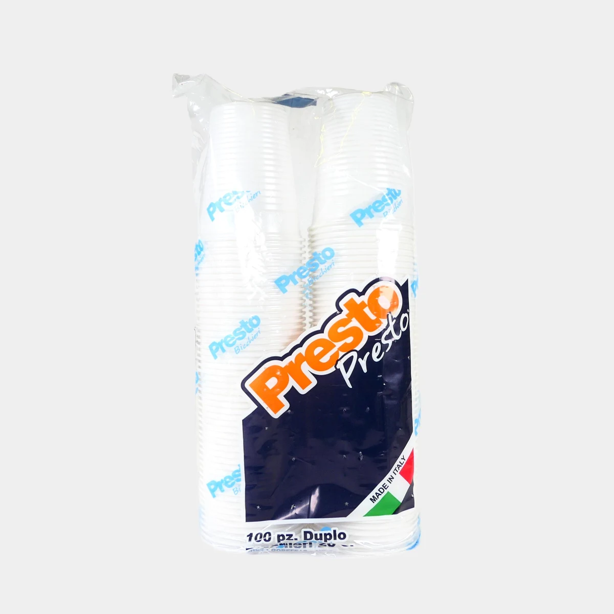 BICCHIERI MONOUSO PRESTO CC200 X100