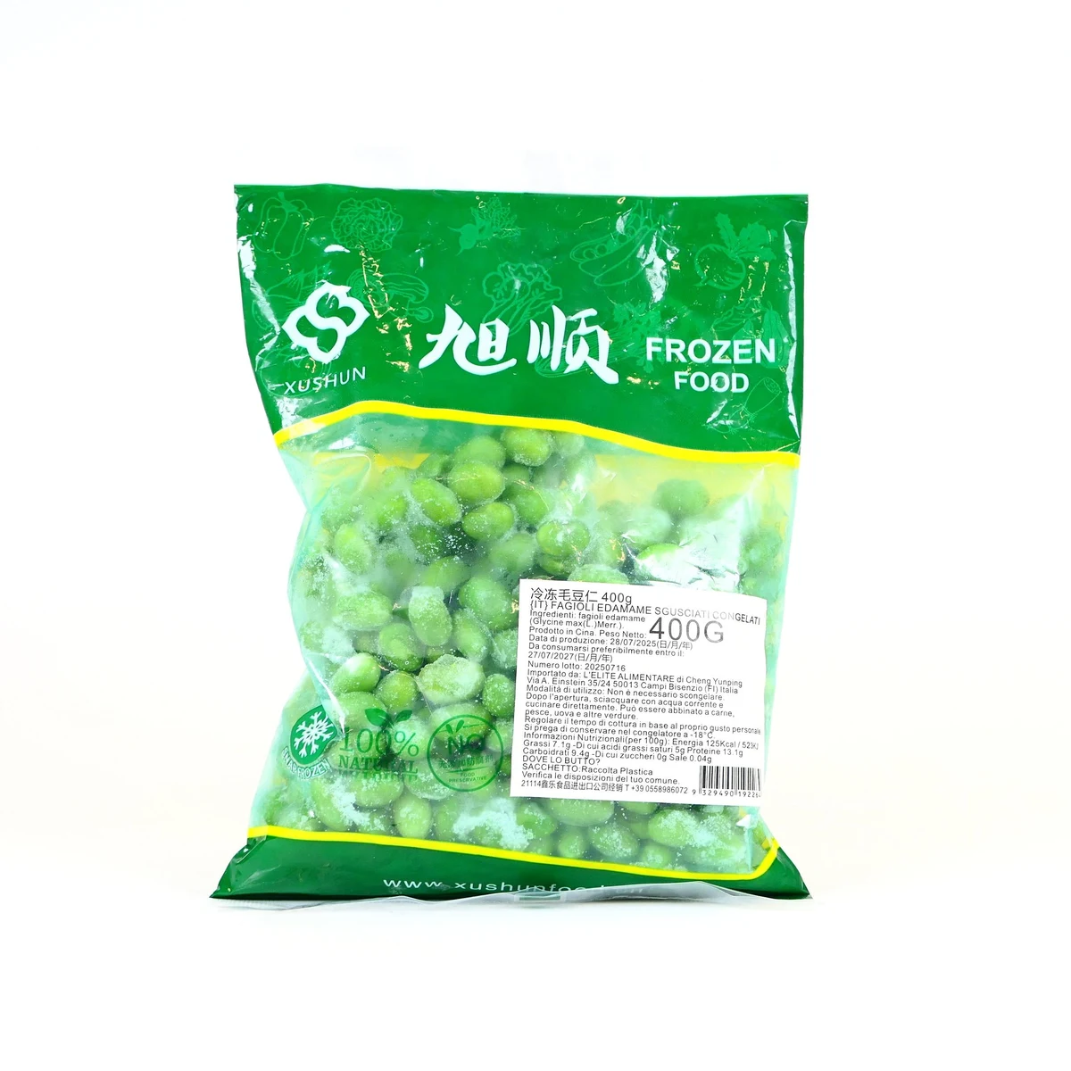 Fagioli Edamame Sgusciati Xushun 400g