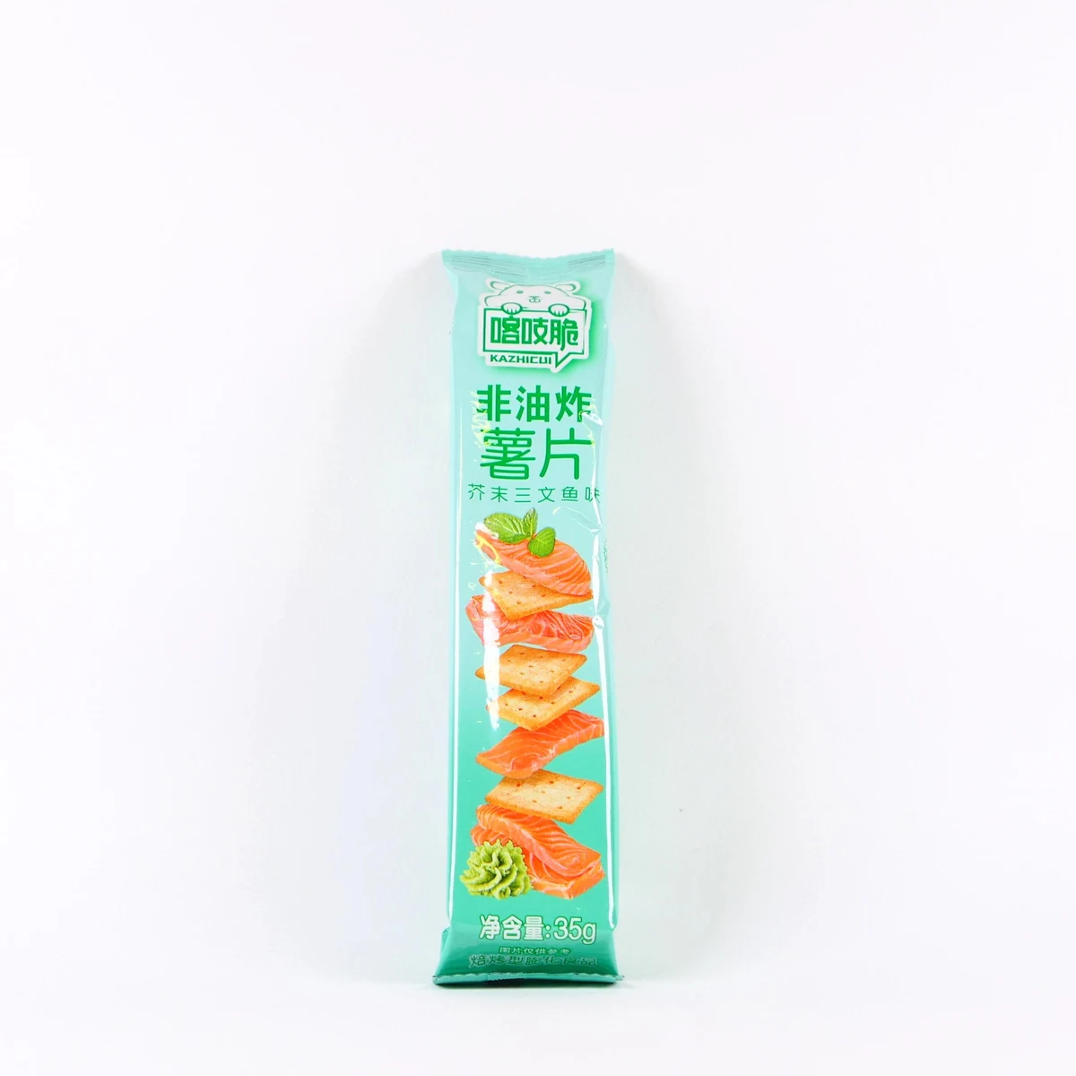 Pat. Kaz. Gusto Salmone e Wasabi Non Fritte 35g
