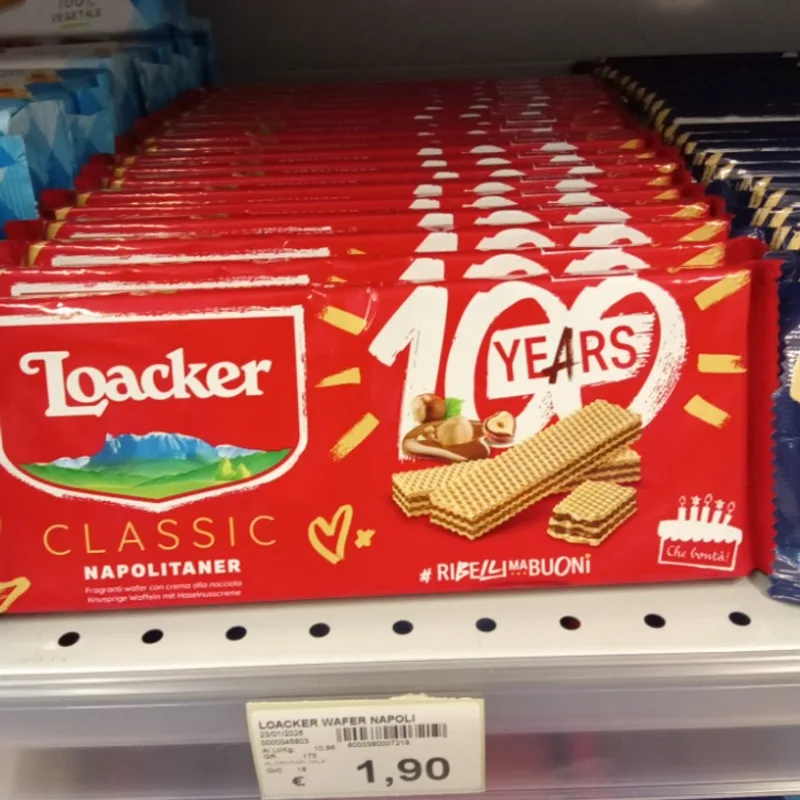 LOACKER WAFER NAPOLITANER GR175