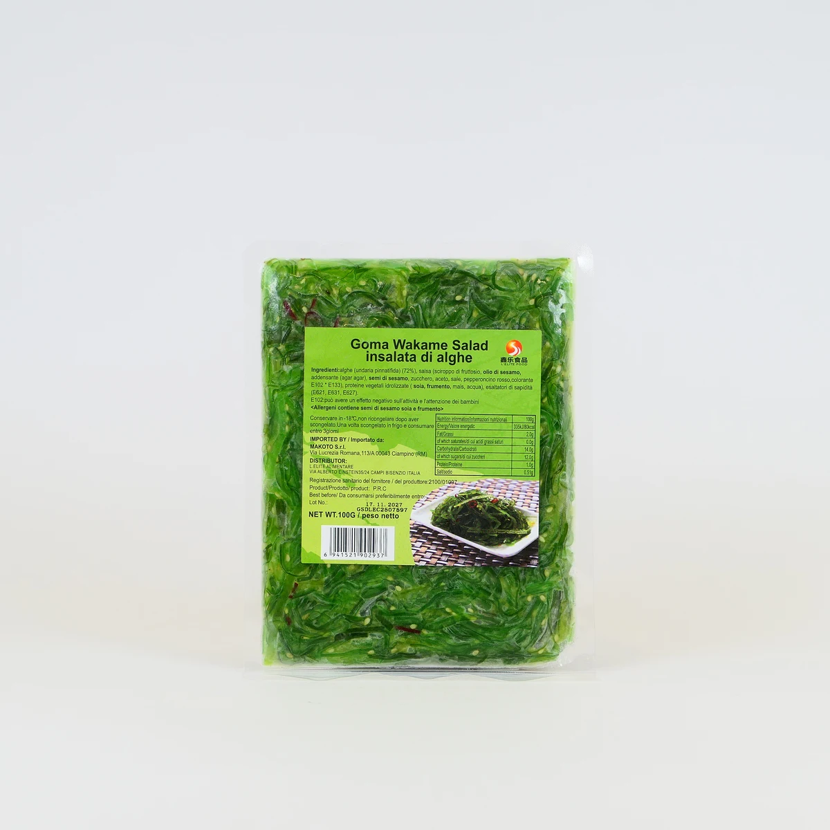 INSALATA ALGHE LELITE GOMA WAKAME 100G
