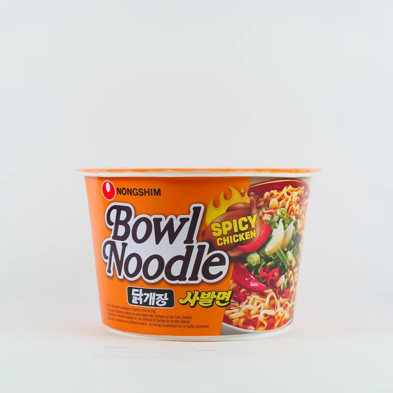 RAMEN ISTANTANEO NONGSHIM BOWL NOODLE POLLO PICCANTE 100G
