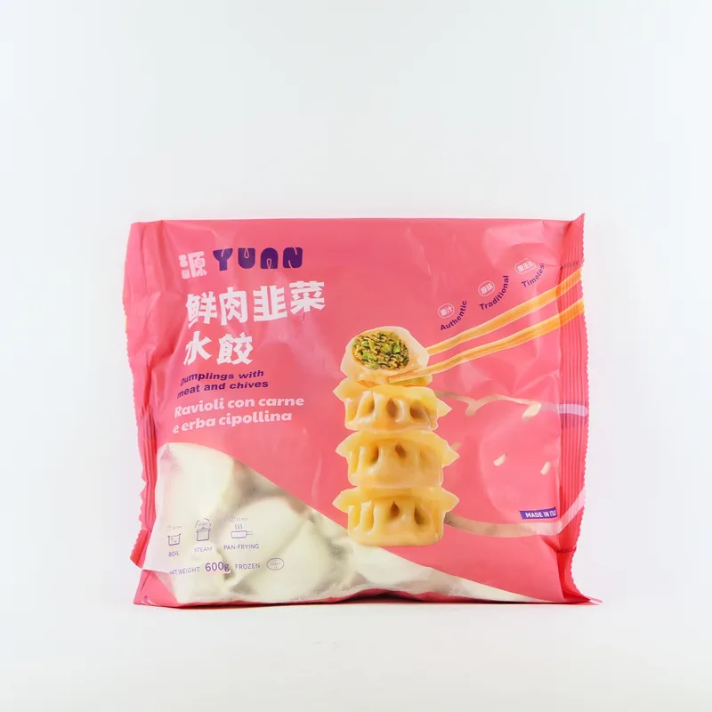 RAVIOLI YUAN CARNE SUINO ERBA CIPOLLINA 600G