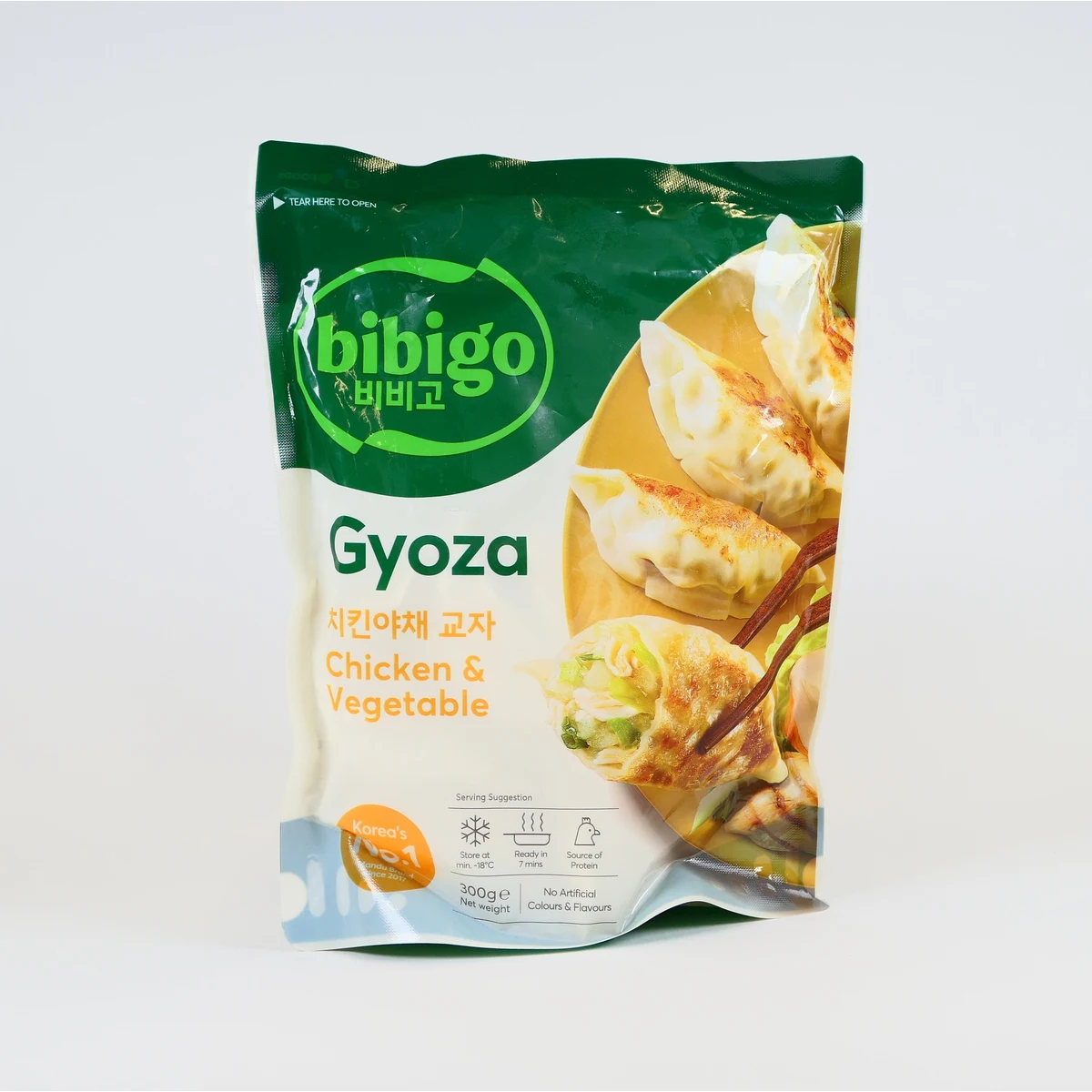 GYOZA BIBIGO CHICKEN VEGETABLES 300G