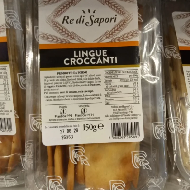 REdiSAP.LINGUE CROCCANTI GR150