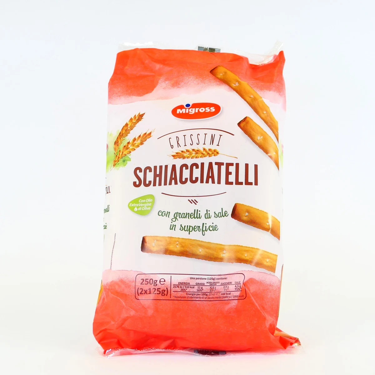 GRISSINI MIGROSS SCHIACCIATELLI SALE 250G