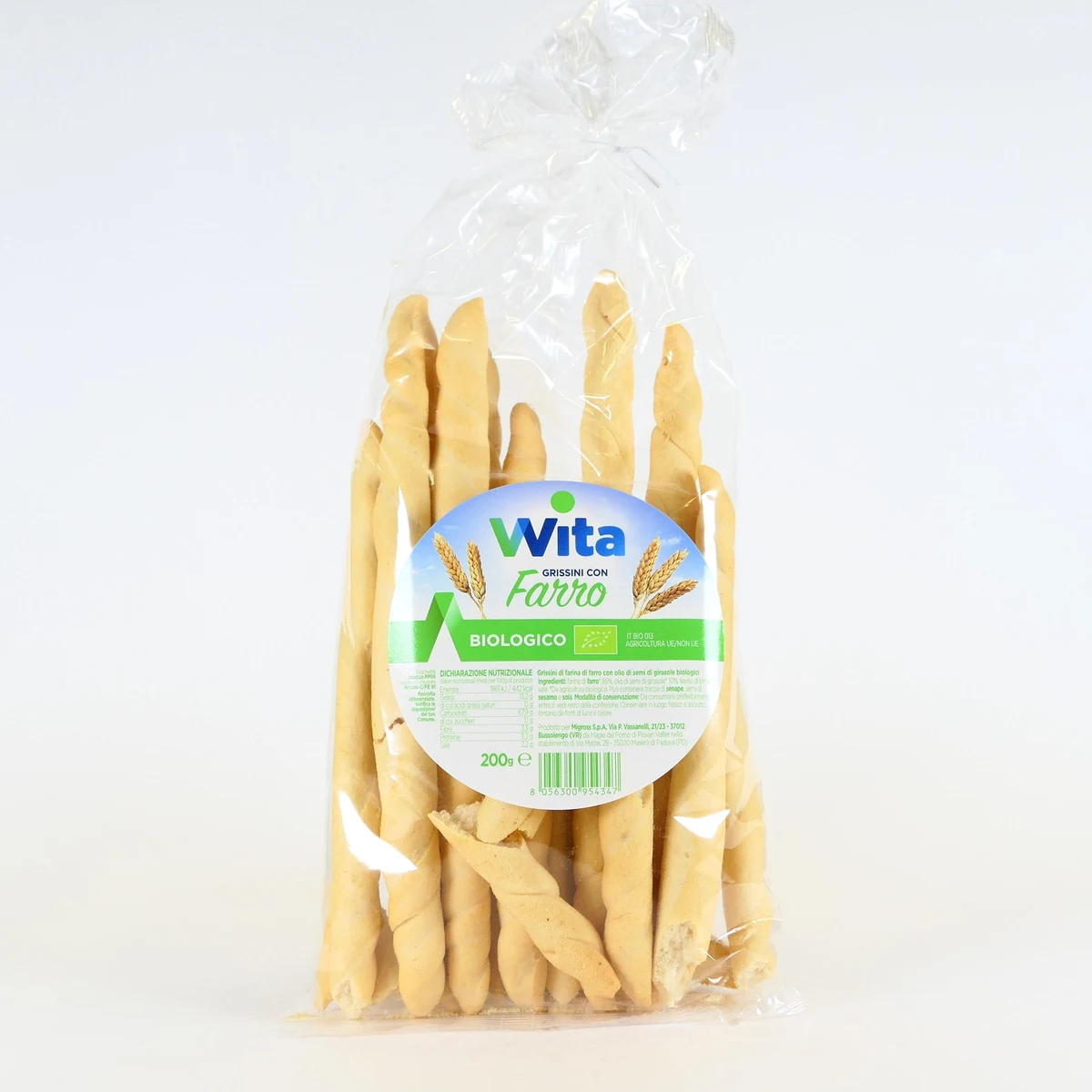 GRISSINI WITA FARRO BIO 200G