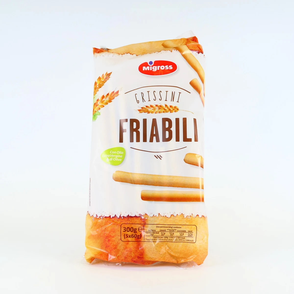 GRISSINI MIGROSS FRIABILI 300G