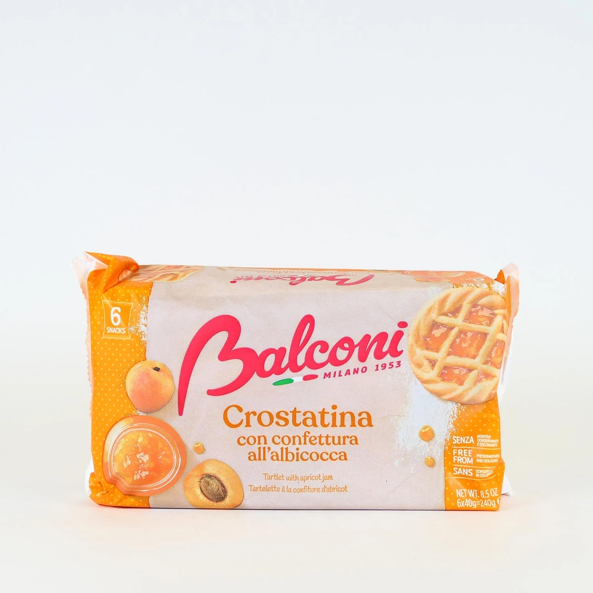 CROSTATINE X6 ALBICOCCA GR240