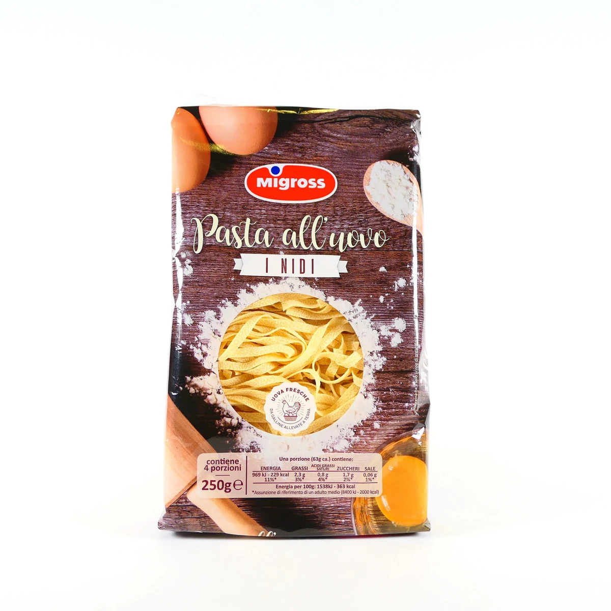 PASTA ALL'UOVO MIGROSS I NIDI TAGLIATELLE 250G