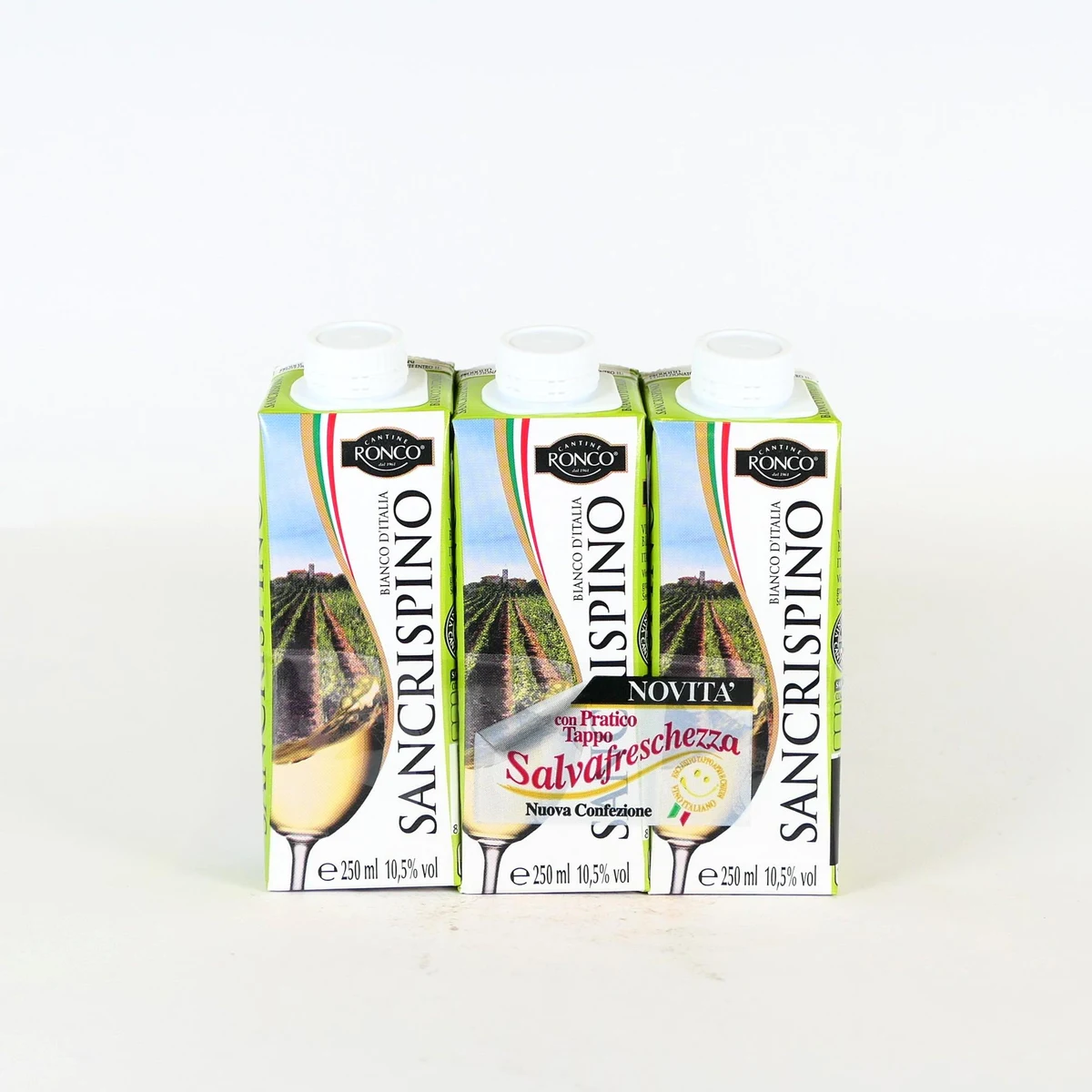 Vino Bianco Cantine Ronco San. Bianco d'I. 3x250ml